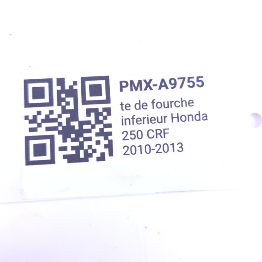 Te De Fourche Inferieur Honda 250 Crf 2010-2013