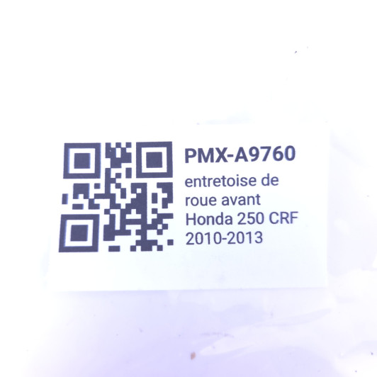 Entretoise De Roue Avant Honda 250 Crf 2010-2013