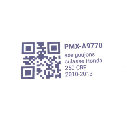 Axe Goujons Culasse Honda 250 Crf 2010-2013