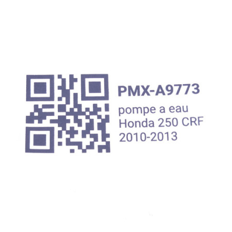 Pompe A Eau Honda 250 Crf 2010-2013