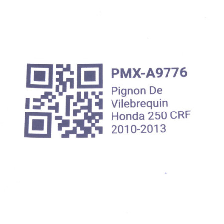 Pignon De Vilebrequin Honda 250 Crf 2010-2013