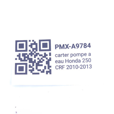 Carter Pompe A Eau Honda 250 Crf 2010-2013
