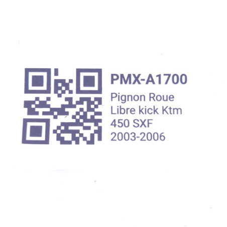 Pignon Roue Libre Kick Ktm 450 Sxf 2003-2006