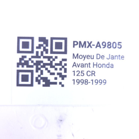 Moyeu De Jante Avant Honda 125 Cr 1998-1999