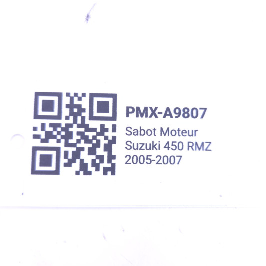 Sabot Moteur Suzuki 450 Rmz 2005-2007