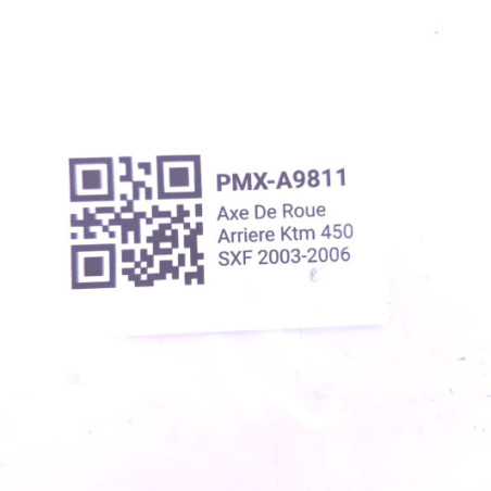 Axe De Roue Arriere Ktm 450 Sxf 2003-2006