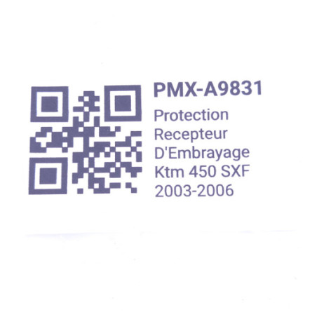 Protection Recepteur D'Embrayage Ktm 450 Sxf 2003-2006