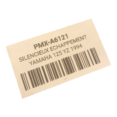Silencieux Echappement Yamaha 125 Yz 1994-1995 d'Occasion | Piston MX