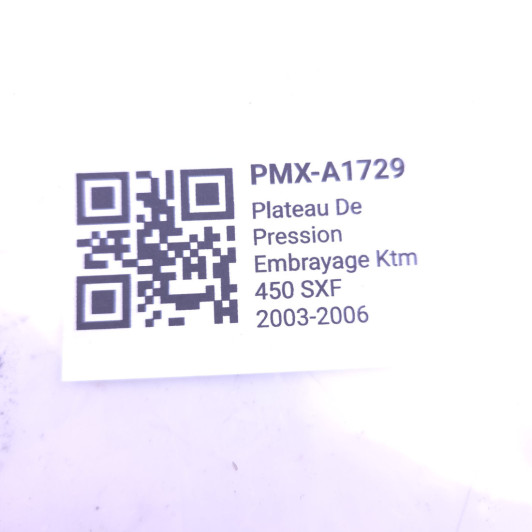 Plateau De Pression Embrayage Ktm 450 Sxf 2003-2006 d'Occasion | Piston MX