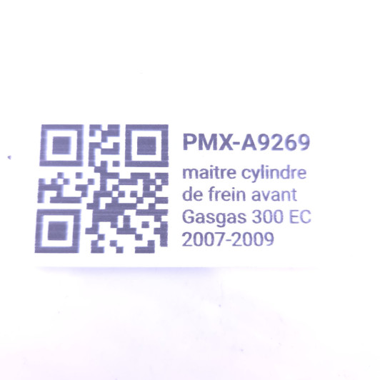 Maitre Cylindre De Frein Avant Gasgas 300 Ec 2007-2009 d'Occasion | Piston MX