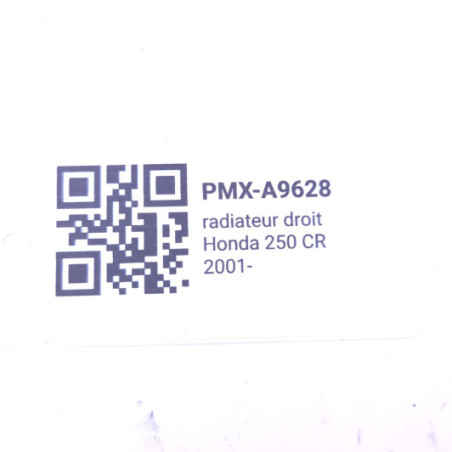Radiateur Droit Honda 250 Cr 2000-2001 - 19010-KZ3-A92 d'Occasion | Piston MX