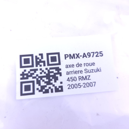 Axe De Roue Arriere Suzuki 450 Rmz 2005-2007 d'Occasion | Piston MX