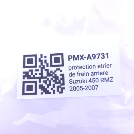 Protection Etrier De Frein Arriere Suzuki 450 Rmz 2005-2007 d'Occasion | Piston MX