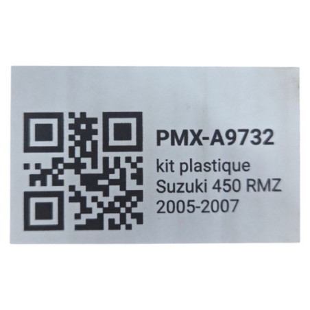 Kit Plastique Suzuki 450 Rmz 2005-2007 d'Occasion | Piston MX