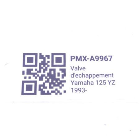 Valve d'echappement YAMAHA 125 YZ 1992-1993 d'Occasion | Piston MX