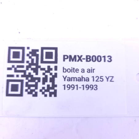 Boite a air Yamaha 125 Yz 1991-1993 - 4ex d'Occasion | Piston MX