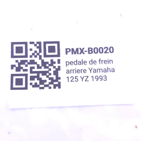 Pedale de frein arriere Yamaha 125 Yz 1993 - 3SP d'Occasion | Piston MX