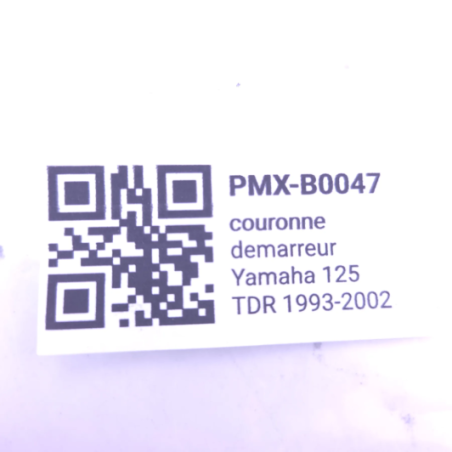 Couronne demarreur Yamaha 125 tdr 1993-2002 d'Occasion | Piston MX