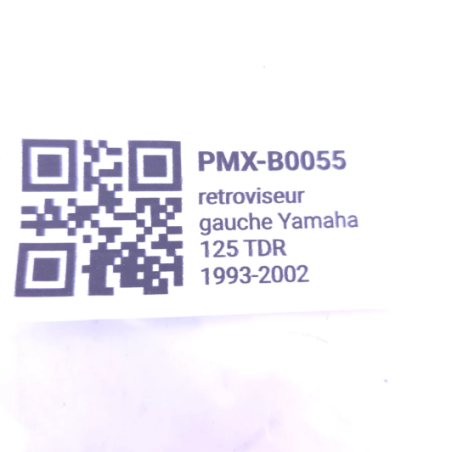 Retroviseur gauche Yamaha 125 tdr 1993-2002 d'Occasion | Piston MX