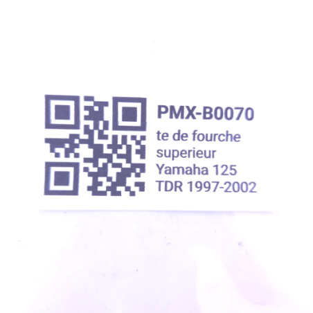 Te de fourche superieur Yamaha 125 tdr 1997-2002 d'Occasion | Piston MX