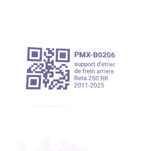Support d'etrier de frein arriere beta 250 rr 2011-2025 - PDPBB1013 d'Occasion | Piston MX