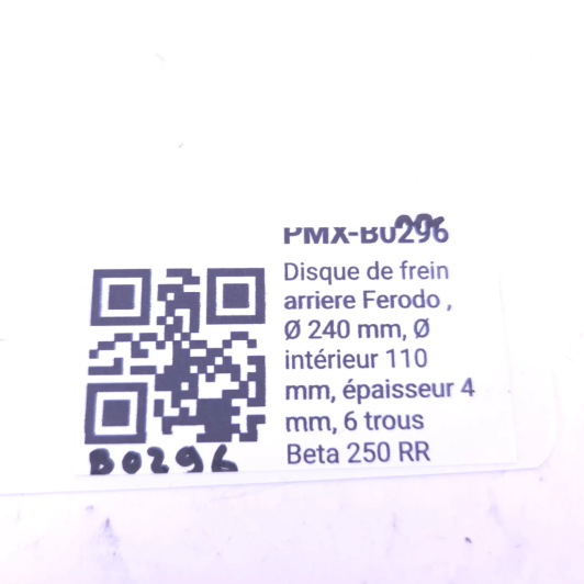  Ø intérieur 110 mm