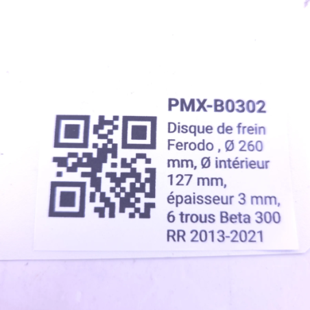  6 trous beta 300 rr 2013-2021 - FMD0017RF - Photo d'occasion