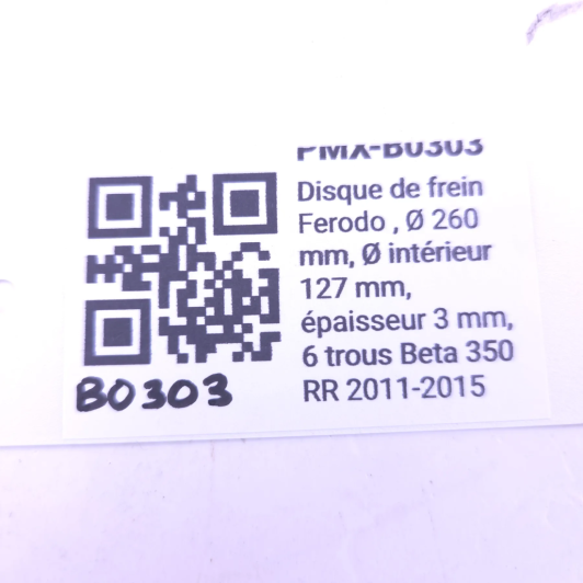  Ø intérieur 127 mm