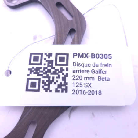 Disque de frein arriere Galfer 220 mm beta 125 sx 2016-2018 - 79010060000 d'Occasion | Piston MX