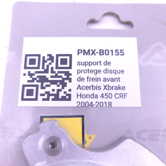Support de protege disque de frein avant Acerbis Xbrake honda 450 crf 2004-2018 - 0020081 d'Occasion | Piston MX