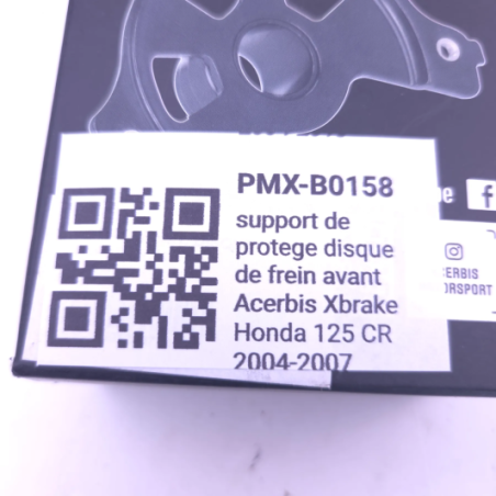 Support de protege disque de frein avant Acerbis Xbrake honda 125 cr 2004-2007 - 0020081 d'Occasion | Piston MX