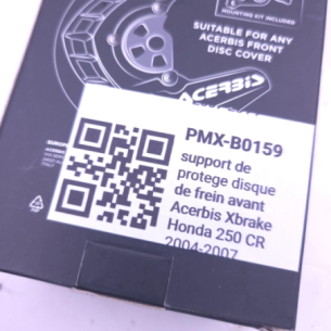 Support de protege disque de frein avant Acerbis Xbrake honda 250 cr 2004-2007 - 0020081 - Photo d'occasion 2