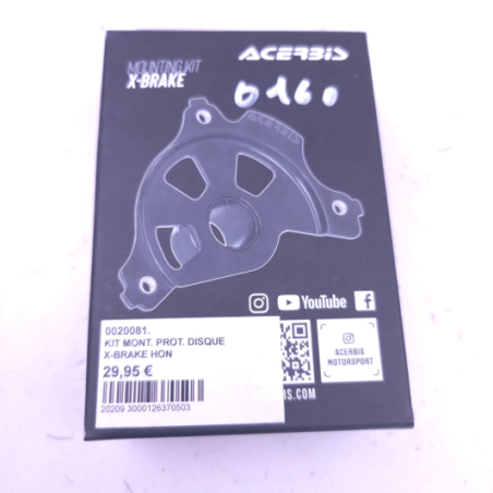 Support de protege disque de frein avant Acerbis Xbrake honda 250 cr 2004-2007 - 0020081 - Photo d'occasion