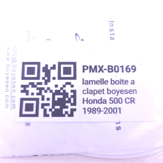 Lamelle boite a clapet boyesen honda 500 cr 1989-2001 d'Occasion | Piston MX