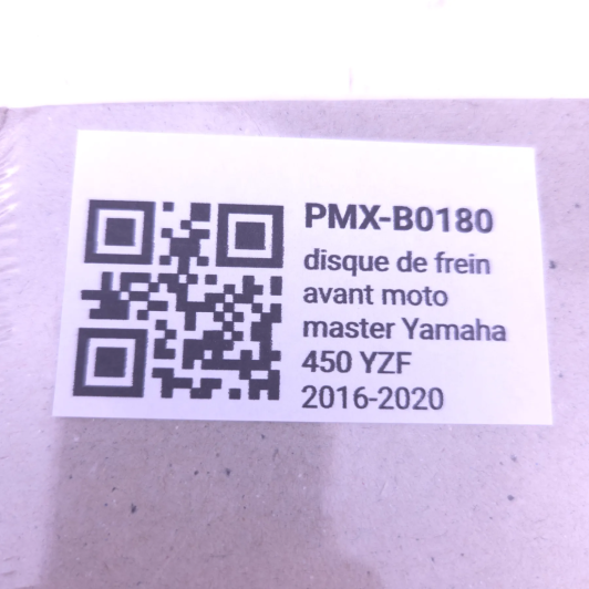 Disque de frein avant moto master yamaha 450 yzf 2016-2020 - 110677 d'Occasion | Piston MX