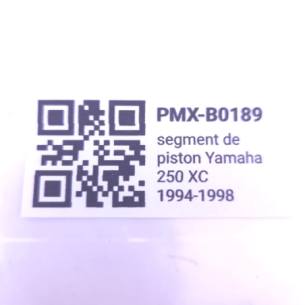 Segment de piston yamaha 250 XC 1994-1998 - 50M116100000 - Photo d'occasion 2