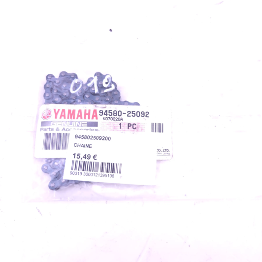 Chaine de distribution yamaha 125 breeze 1989-2004 - 94580-25092 - Photo d'occasion