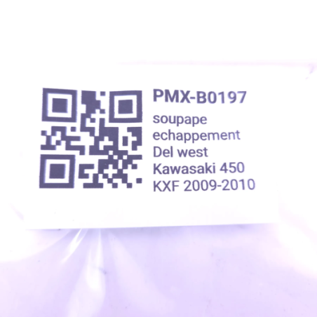 Soupape echappement Del west kawasaki 450 kxf 2009-2010 - 09261056 d'Occasion | Piston MX
