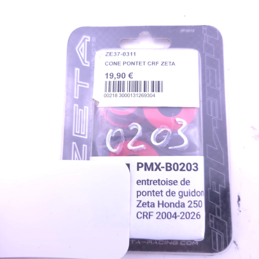 Entretoise de pontet de guidon Zeta honda 250 crf 2004-2026 - ze37-0311 - Photo d'occasion