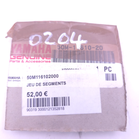 Segment de piston yamaha 125 breeze 1995 - 50M116102000 d'Occasion | Piston MX
