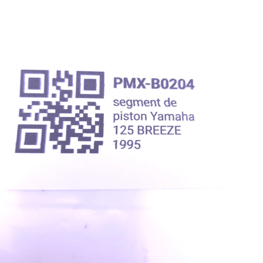 Segment de piston yamaha 125 breeze 1995 - 50M116102000 d'Occasion | Piston MX