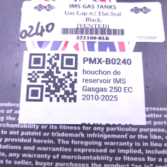 Bouchon de reservoir IMS gasgas 250 ec 2010-2025 - 07030317 d'Occasion | Piston MX