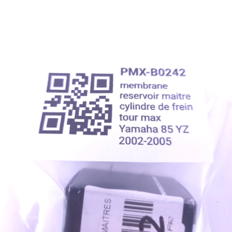 Membrane reservoir maitre cylindre de frein tour max yamaha 85 yz 2002-2005 - 1023472 d'Occasion | Piston MX