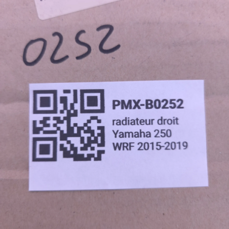 Radiateur droit Yamaha 250 wrf 2015-2019 - 2GB-12461-00 d'Occasion | Piston MX