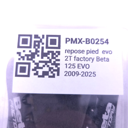 Repose pied  evo 2T factory beta 125 evo 2009-2025 - 007.46.005.82.59 d'Occasion | Piston MX