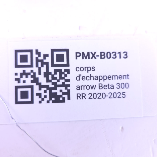 corps d'echappement factory arrow beta 300 rr 2020-2025