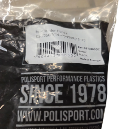 garde boue avant noir polisport honda 250 crf 2014-2017 - 857390003