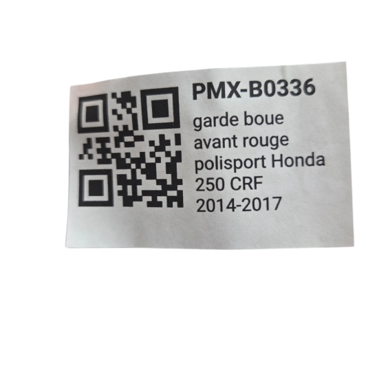 garde boue avant rouge polisport honda 250 crf 2014-2017 - 3573900001