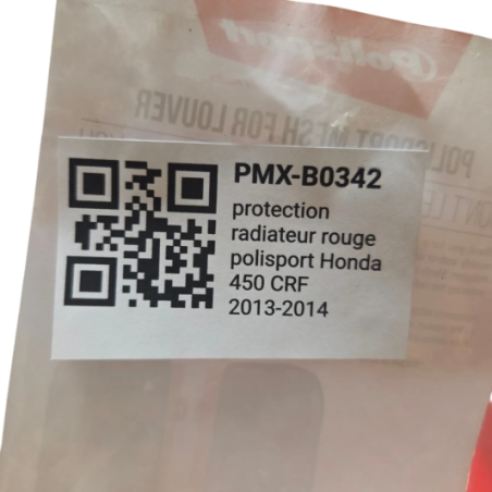 protection radiateur rouge polisport honda 450 crf 2013-2014 - 8455800002