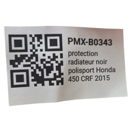 protection radiateur noir polisport honda 450 crf 2015 - 8457400001